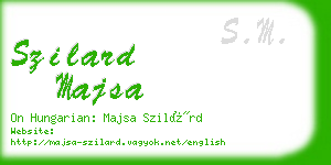 szilard majsa business card